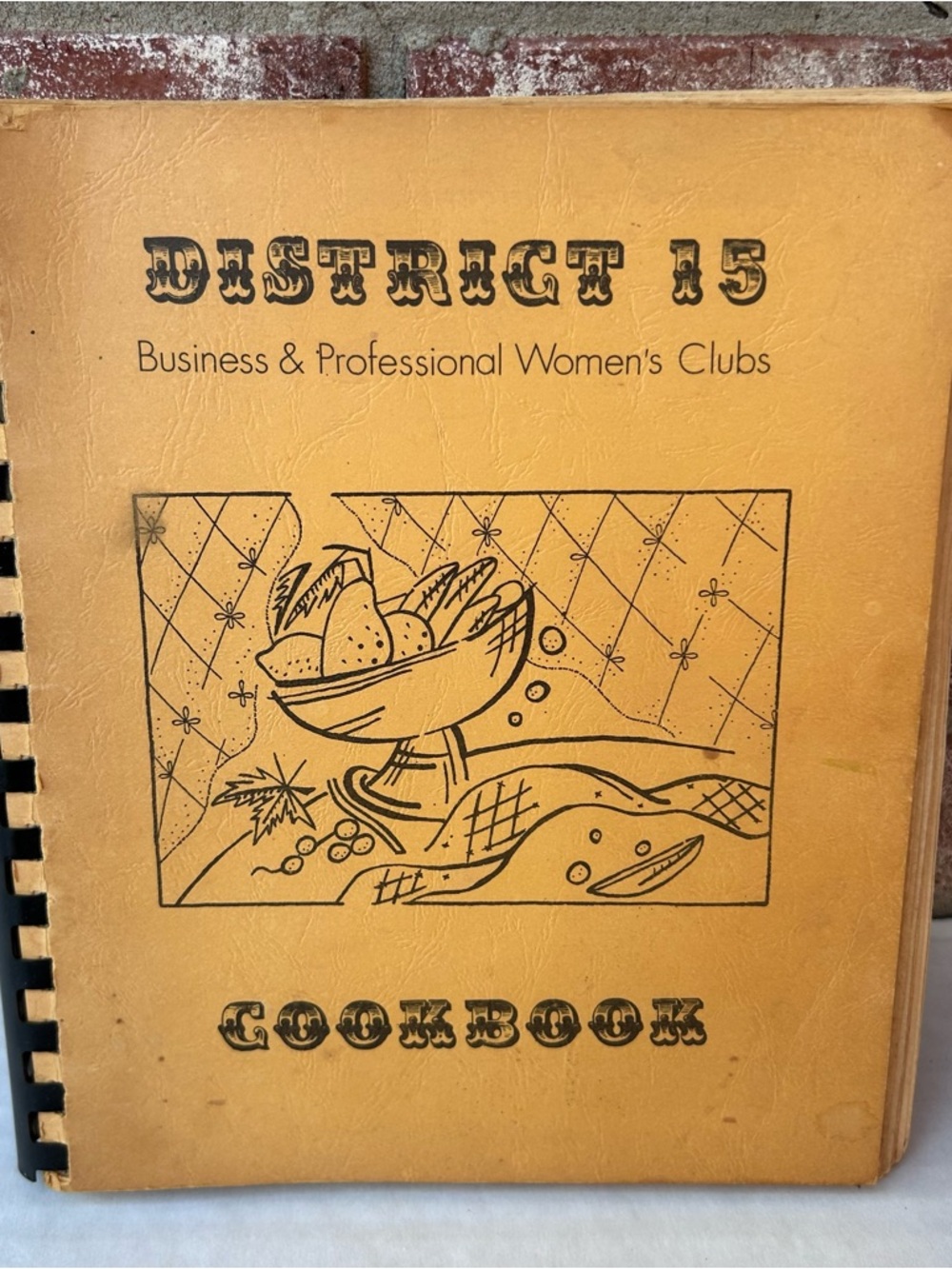 District 15 Cookbook Business & Professional Women's Club Vintage 1975 Texas